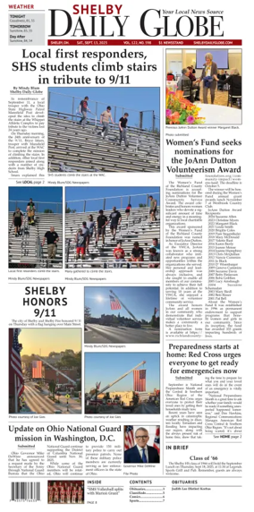 Cover of Shelby Daily Globe