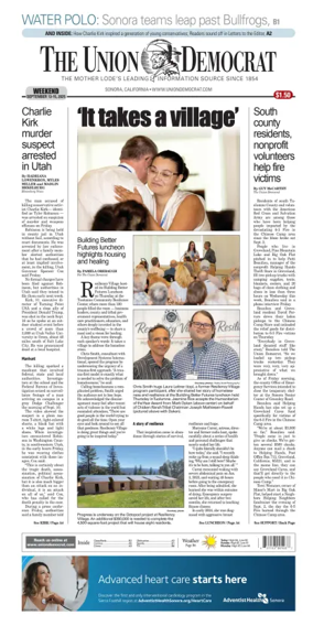 Cover of The Union Democrat