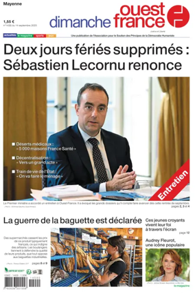 Cover of Dimanche Ouest France (Mayenne)