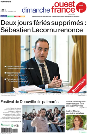 Cover of Dimanche Ouest France (Normandie)