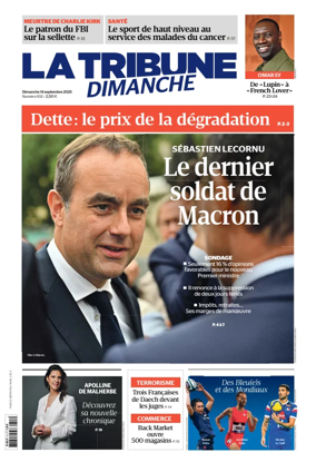 Cover of La Tribune Dimanche (France)