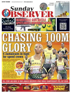 Cover of Daily Observer (Jamaica)