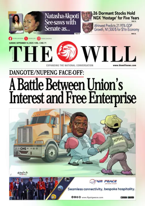 Cover of THEWILL NEWSPAPER