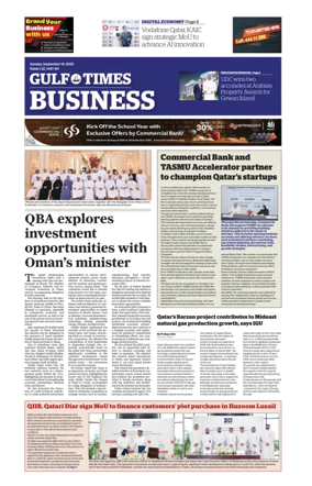 Cover of Gulf Times Business