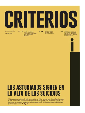 Cover of Criterios | La Nueva España