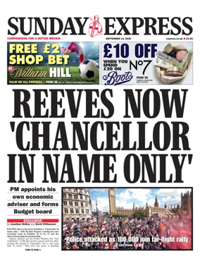 Cover of Sunday Express