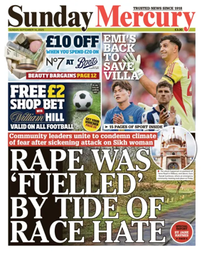 Cover of Sunday Mercury