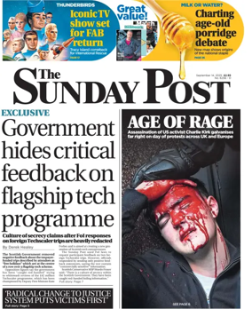Cover of The Sunday Post (Dundee)