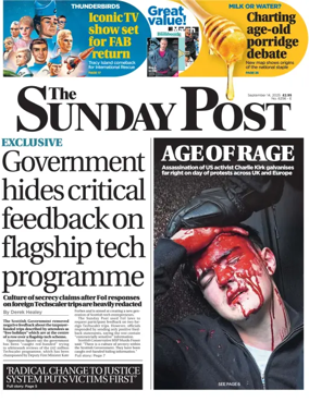 Cover of The Sunday Post (Inverness)