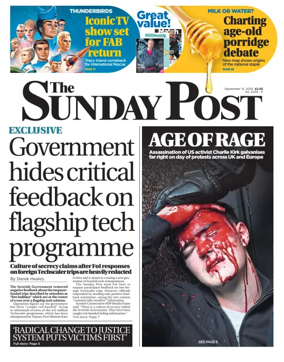 Cover of The Sunday Post (Newcastle)