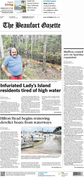 Cover of Beaufort Gazette (Sunday)