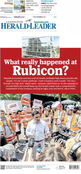 Cover of Lexington Herald-Leader (Sunday)