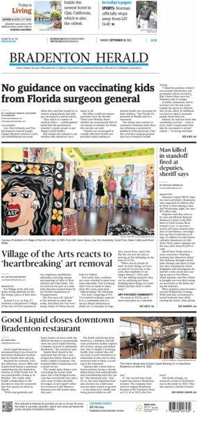 Cover of The Bradenton Herald (Sunday)