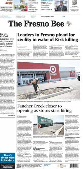 Cover of The Fresno Bee (Sunday)