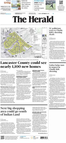 Cover of The Herald (Rock Hill)