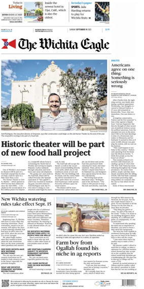 Cover of The Wichita Eagle (Sunday)