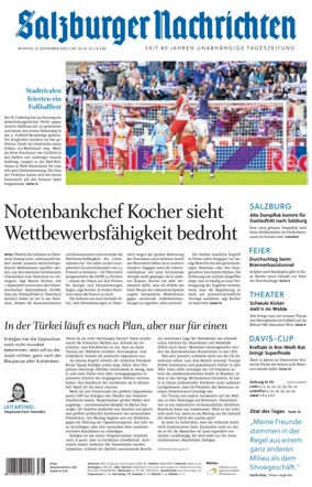 Cover of Salzburger Nachrichten