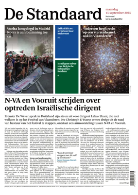 Cover of De Standaard