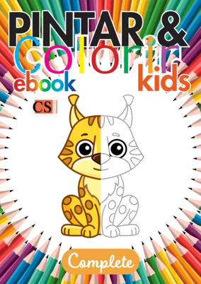 Cover of Pintar e Colorir Kids