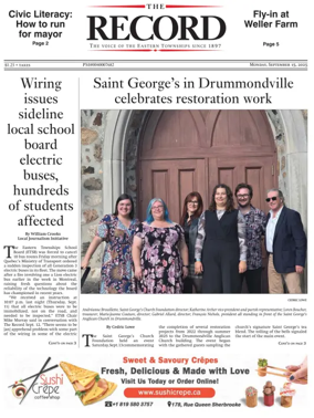 Cover of Sherbrooke Record