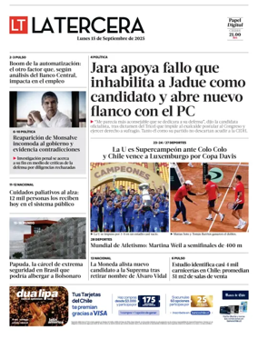 Cover of La Tercera