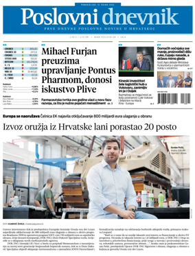 Cover of Poslovni Dnevnik