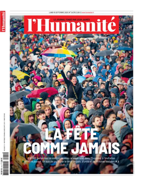 Cover of L'HUMANITE