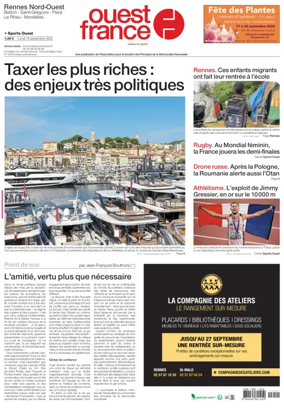 Cover of Ouest France (Rennes Nord)