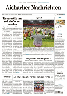 Cover of Aichacher Nachrichten