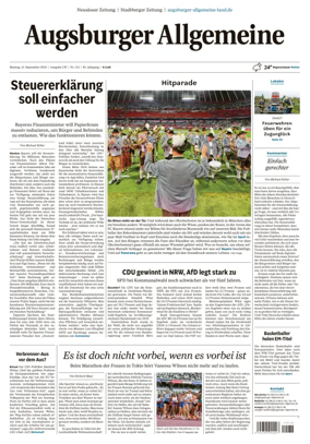 Cover of Augsburger Allgemeine (Land West)