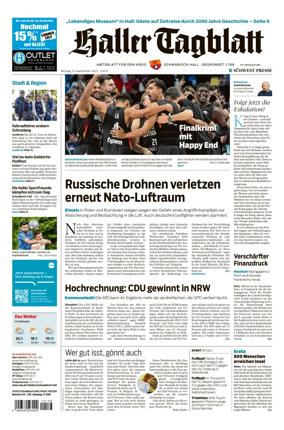 Cover of Haller Tagblatt