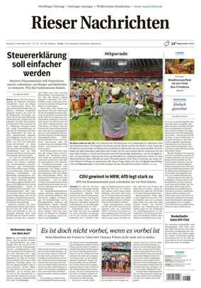 Cover of Rieser Nachrichten