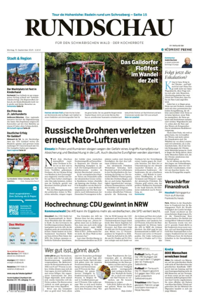 Cover of Rundschau für den Schwäbischen Wald – Der Kocherbote