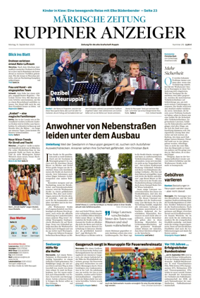 Cover of Ruppiner Anzeiger