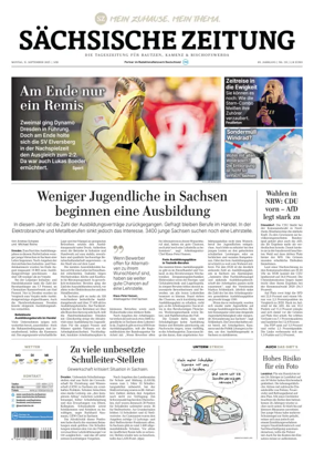 Cover of Sächsische Zeitung (Bautzen- Bischofswerda)