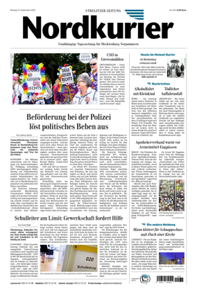 Cover of Strelitzer Zeitung