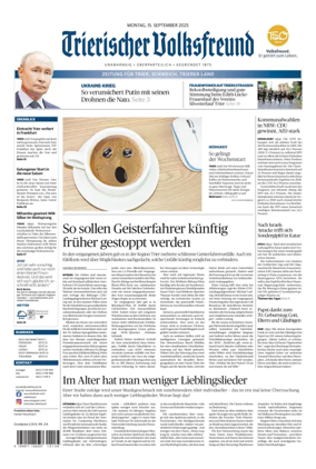 Cover of Trierischer Volksfreund