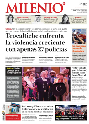 Cover of Milenio Jalisco
