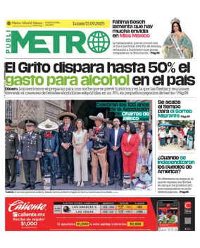 Cover of Publimetro Guadalajara