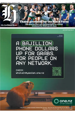 Cover of The New Zealand Herald