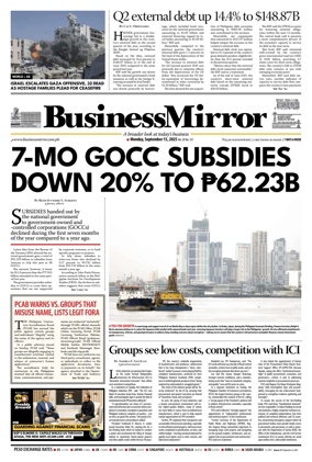 Cover of BusinessMirror