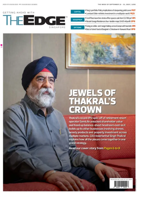 Cover of The Edge Singapore