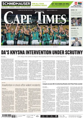 Cover of Cape Times