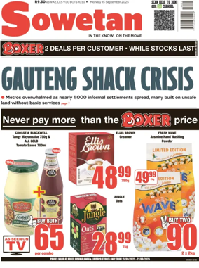 Cover of Sowetan