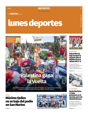 Cover of Lunes Deportes