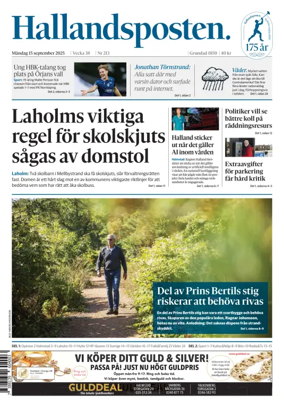Cover of Hallandsposten