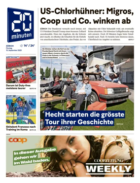 Cover of 20 Minuten - Zurich