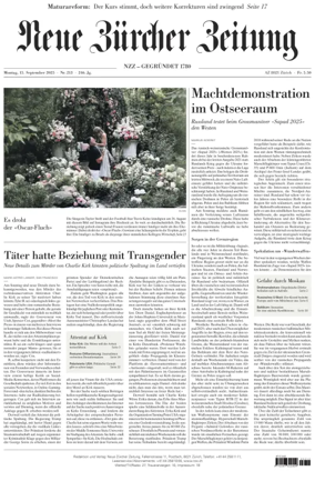 Cover of Neue Zürcher Zeitung