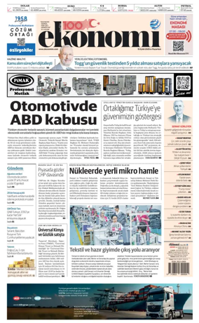 Cover of Dünya Gazetesi
