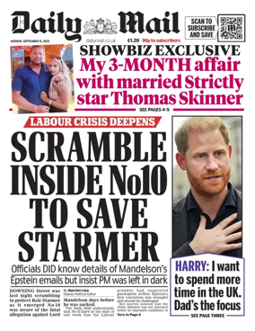 Cover of Daily Mail